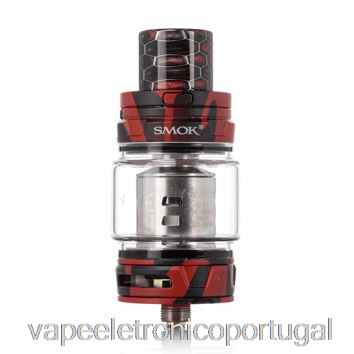 Vape Eletrônico Smok Tfv12 Prince Sub-ohm Tanque Camuflado Vermelho